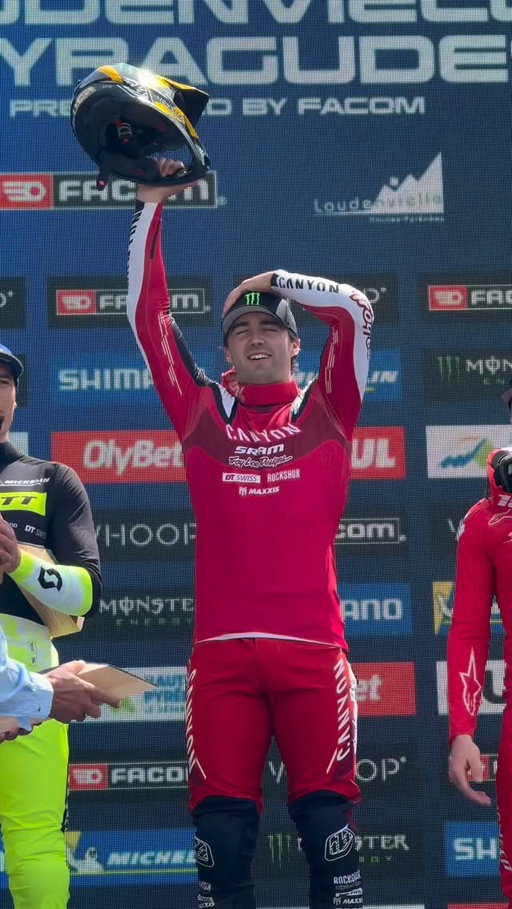 Fuck yeah!! 
Finally got that 1st World Cup win. 
Thank you everyone.

@canyon_mtb #mycanyon
@boafitsystem @monsterenergy @100percentbike