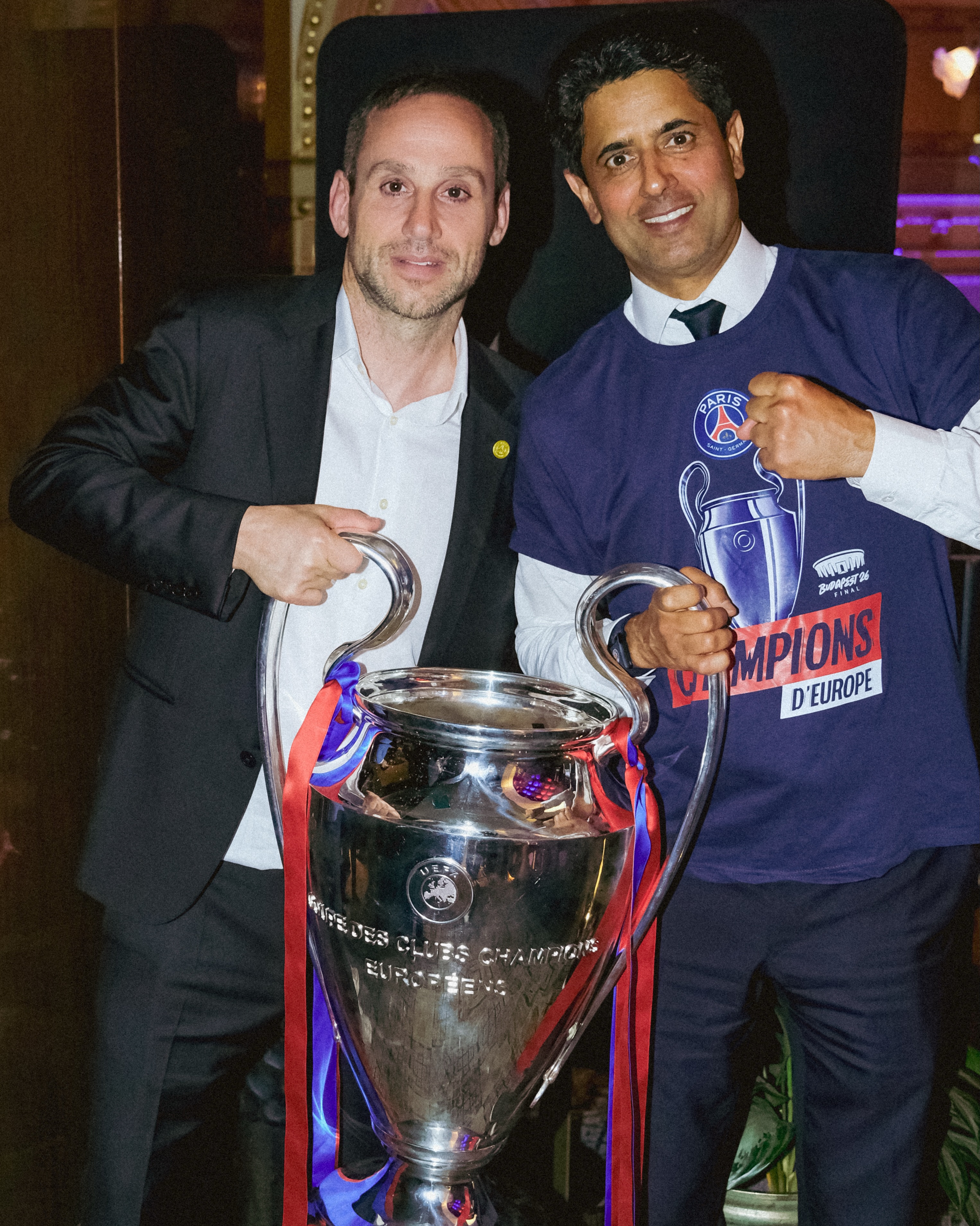 Congrats to my brother Nasser on his back 2 back Champions League titles @psg 🏆 🏆 what an incredible accomplishment!!!