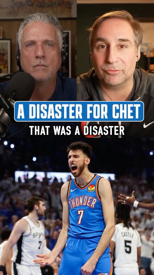 “That was a disaster.”

Bill and Zach Lowe react to Chet Holmgren’s underwhelming performance in the WCF against Wemby and the Spurs.

#nba #nbabasketball #okc #thunder #fyp