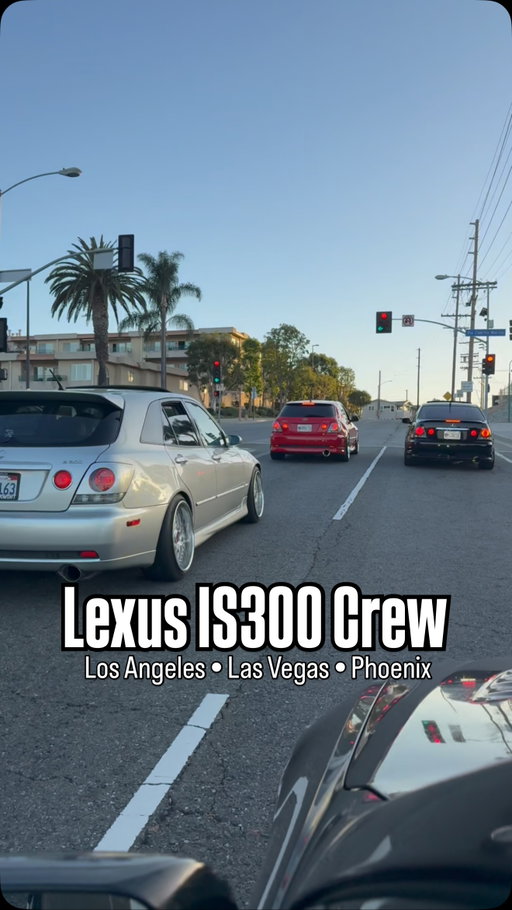 After leaving the Lexus IS 25th Legacy Tour, we cruised the streets of Long Beach and San Pedro. It was so cool rolling together as a group, with two IS300 Sportcross with JDM Altezza Gita bumpers and two IS300 sedans with JDM bumpers rolling out together.

Event video coming soon to the MotorMavens YouTube! 🎥channel! 

#raybanmetachallenge #is300 #2jzpower #altezza #lexusis300 

@antoniosureshot @vegas__alex @dean_aka_loco @acmeturbo @azbiglou78