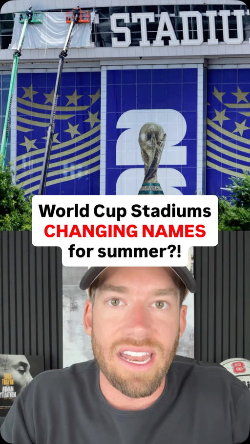 Why are all the World Cup stadiums dropping their sponsor ahead of the tournament? #soccer #sportsbusiness #fifaworldcup #usasoccer