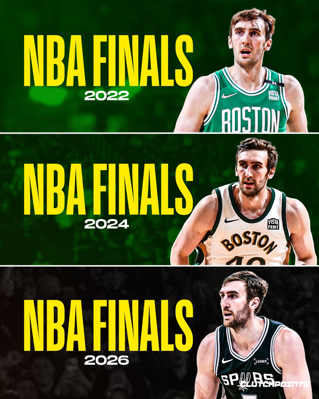 At this point, Luke Kornet might be the secret formula 😭🏆

Three NBA Finals appearances in five years.

No matter where he goes, his teams keep ending up on the biggest stage.

Maybe front offices should stop looking for superstars…

And start looking for Luke Kornet 👀😂