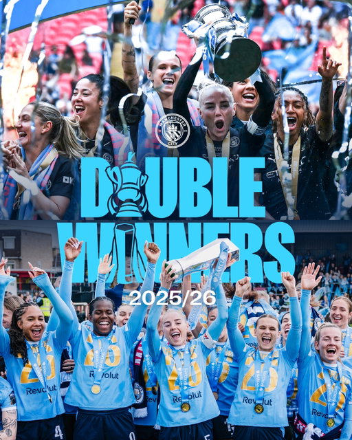 🏆 @barclayswsl champions
🏆 @adobewomensfacup winners

Our best ever season! 🩵