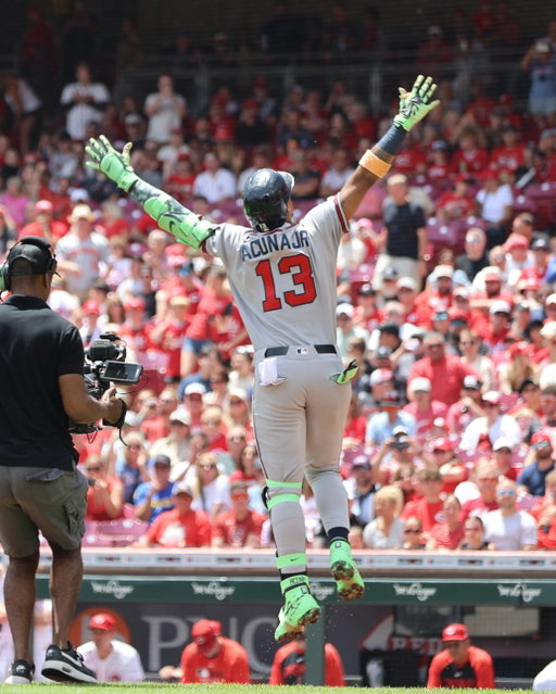 @acunajr13 cannot be stopped 😤

Another leadoff homer, this one at 438 feet! 🔥