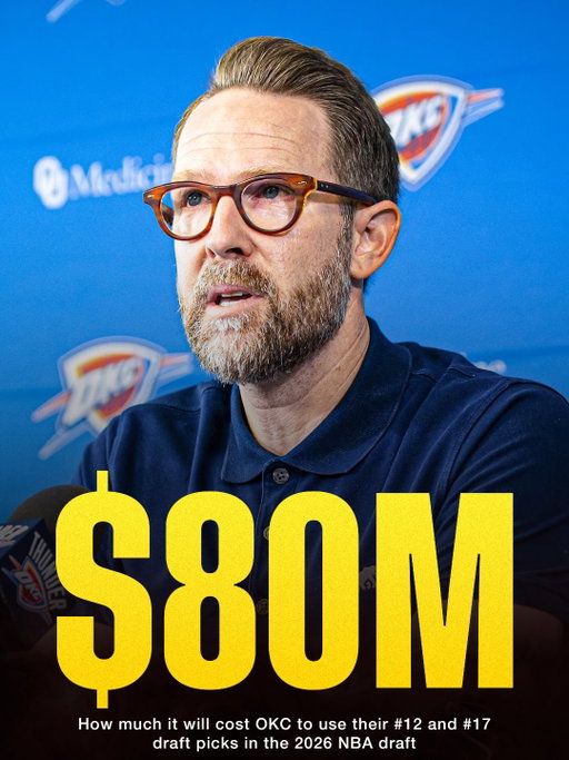The Oklahoma City Thunder are facing immense financial pressure this offseason💰 

If OKC wanted to use both their no.12 and no.17 draft picks, it would cost them $80m in luxury tax penalties despite only adding $10m to their roster for next season.

Luckily for OKC, they have a few mechanisms for reducing their tax bill in 2027.

Isaiah Hartenstein and Lu Dort combine for about $47m in Team Options. OKC could cut them both, reduce their luxury tax bill all the way down to less than $15m, AND duck the 2nd Apron.

In reality, OKC is more likely to move on from Dort and bring Hartenstein back at a reduced number—that alone would save them up to $200m on their luxury tax bill depending on Hartenstein’s new contract.

Moves are coming. Come October, OKC will not field the same 15-man roster that was eliminated in the 2026 Western Conference Finals.
