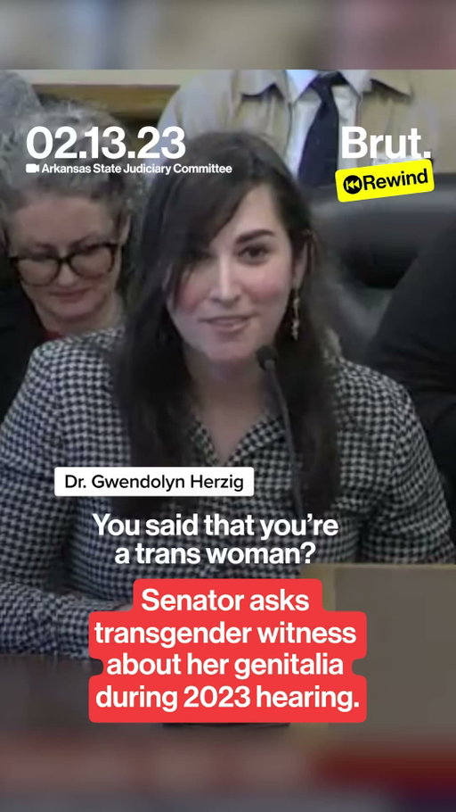 During a 2023 Senate Judiciary Committee hearing, an Arkansas state senator asked a trans woman about her genitalia.

The bill being discussed at the hearing, SB199, sought to allow a person who received gender-affirming care as a minor to sue the medical professional who provided the care.

#Senate #Congress #Hearing #Transgender