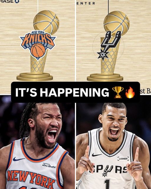 The NBA released the official NBA Finals court featuring the Larry O’Brien trophy 🔥

They’re BACK‼️

(via @nba)
