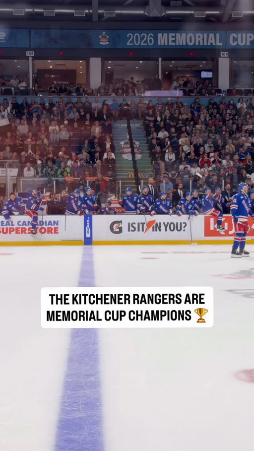 Undefeated in the 2026 Memorial Cup 👏

The Kitchener Rangers defeat the Everett Silvertips 6-2 to win the final 🏆