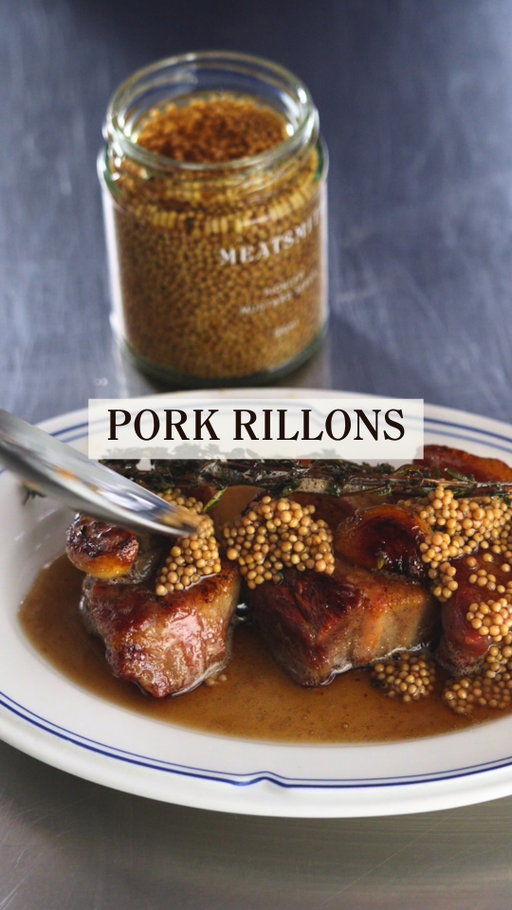 ⁠One Pork Belly, 5 Ways:
Part 3 – Rillons⁠
⁠
Rare-breed pork belly, confit in its own fat until tender. Roast or pan fry, and serve with pickled mustard seeds spooned over the top.

Available in-store until 7 June