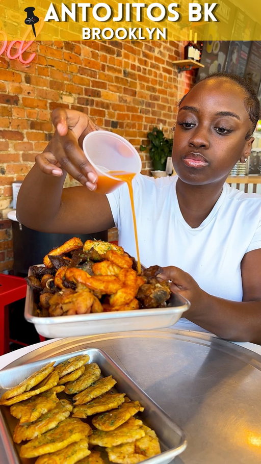 Must Try Dominican Street Food in Brooklyn 🇩🇴

Why was I in Brooklyn the other day and found this gem! Let me put y’all on!!! 

@antojitosbk is a Dominican restaurant in Brooklyn serving up some fire dishes, frozen cocktails and desserts. From Mofonguitos, Fried Meats, Sandwiches to Pina Coladas! 🍹

I already had a feeling the food was going to be good based on the menu pictures alone, but nothing beats when the taste matches exactly what you imagined. Everything I ordered was literally so fire but you MUST try the Cuban Sandwich literally the best I’ve ever had in NYC! 🔥 Don’t sleep on the Club Sandwich & Fried Meats 10/10! Plus the have frozen cocktails which is perfect for summer. From the vibrant atmosphere to the tasty dishes this is definitely a foodies lover dream! 

SR Rating: A ⭐️

Want to find out more? Check this out. 
📍224 4th Avenue Brooklyn, NY 11215
🌯$2 Empanadas on Tuesday 
🍹Frozen Drinks Available: Espresso, Pina Colada, Nut Cracker, Margarita, Lychee, Sangria 

#musttryfood #dominicanfood #brooklynrestaurant #explorepage #restaurantreview