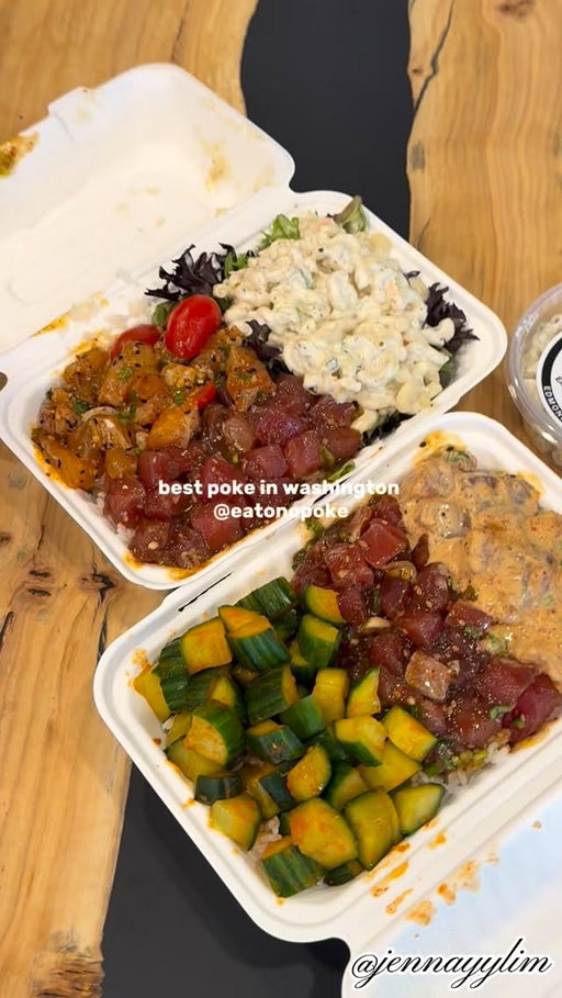 Must try @eatonopoke and honestly my fav poke spot in Edmonds, WA 🐟🐠 
•
•
•
•
#goodeatswithjenny #seattlefoodie #foodblogger #foodreels #bestpoke