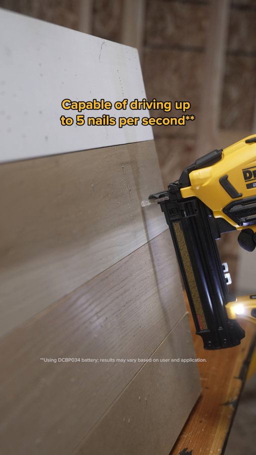 What does 5 nails per second sound like? Volume up 🔊

Link in bio. [NEW] 20V MAX* XR® Cordless 18GA Brad Nailer Kit – DCN210E1
#DEWALTTough #DEWALT