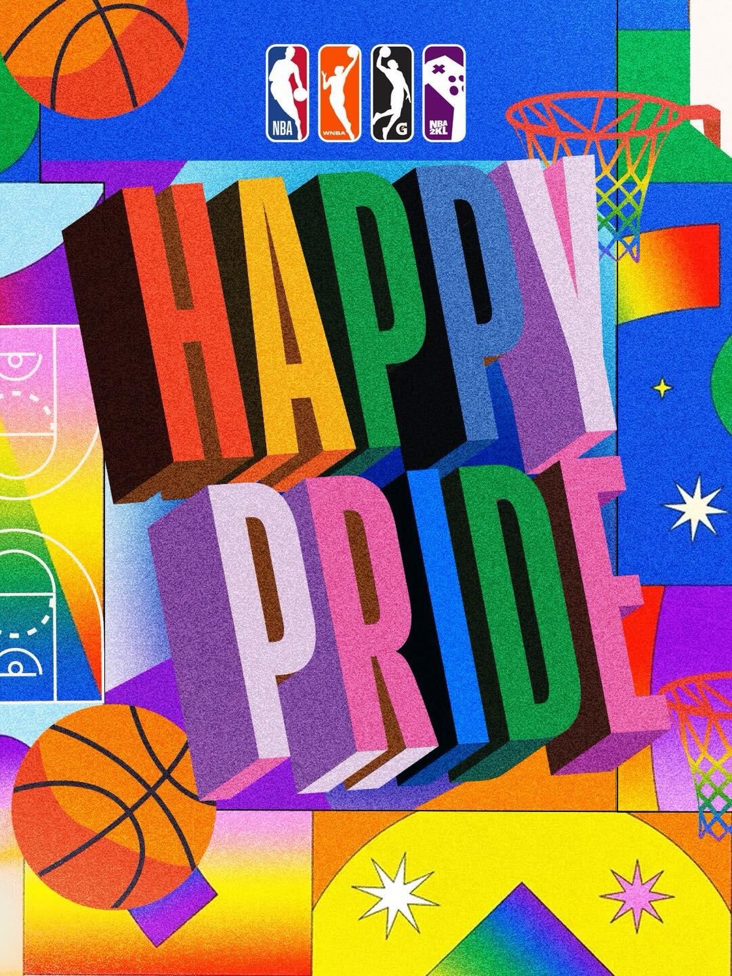 Happy Pride! 🏀🏳️‍🌈