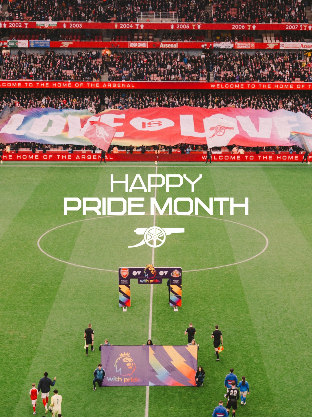 Happy Pride month to all Gooners celebrating ❤️