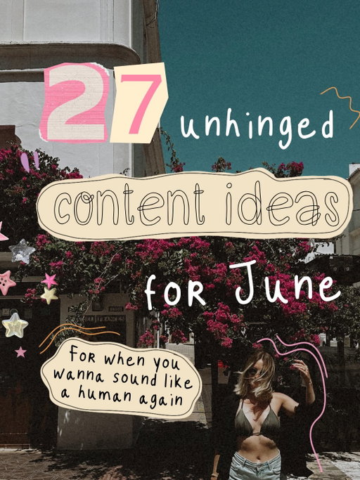 ok I kinda wanna create all of these right now (especially 25 haha) 🧚🏼‍♀️

ideas are great but a content strategy is what actually makes them land

comment “MANGO” and I’ll send you mine xx