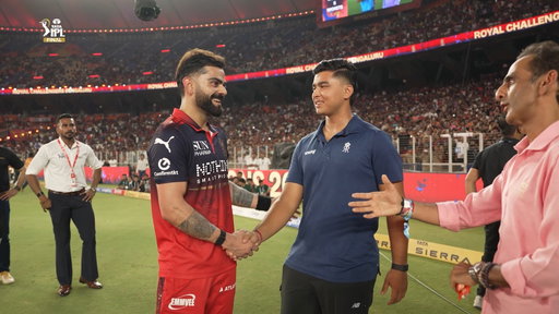 The Run-Machine 🤝 The Six-Hitting Machine

Two eras of match-winners in one special frame 🎬

#TATAIPL | #Final | #TheFinalLeap | #RCBvGT