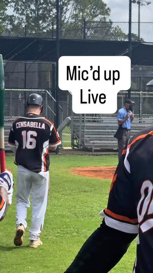 Mic’d up live at the game part 2 coming soon.
.
.
.
.
#micdup #baseball #mensleague #baseballlife⚾️ #baseballfun
