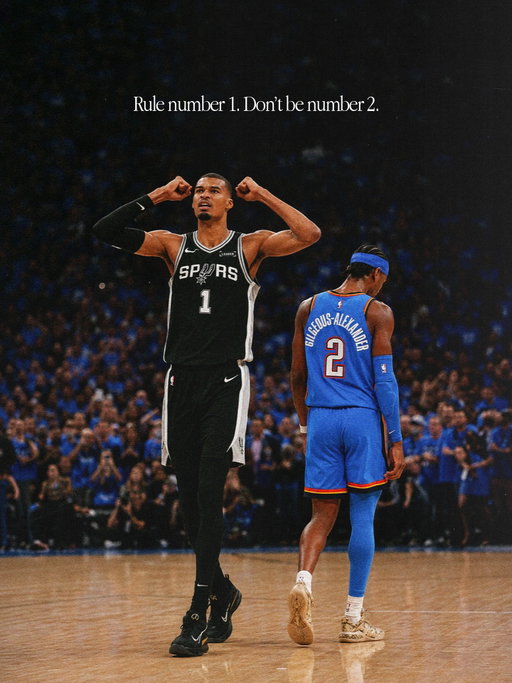 Rule 1. Don’t be 2. 

#wemby #spurs #NBA #IKONICK
