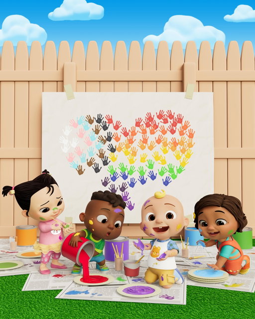 Happy Pride Month, from CoComelon ❤️🧡💛💚💙💜