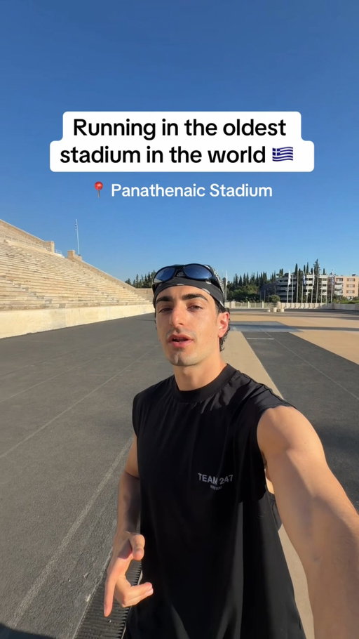 The Panathenaic Stadium (also known as Kallimarmaro) is a historic, all-marble stadium located in downtown Athens, Greece. #athens #running #panathenaicstadium