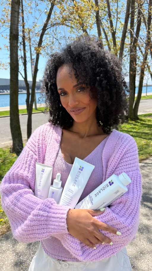 Postpartum really had my scalp and curls fighting for their lives. My crown area was feeling so dry, tight, and flaky, so I’ve really been focusing on healing my hair from the scalp. 

The Biolage Hydra Source routine has honestly been such a game changer for total hair + scalp hydration. Powered by Hyaluronic Acid + Aloe Vera, the shampoo and conditioner leave my curls feeling soft and hydrated without weighing them down, and the scalp + hair serum has been so good for giving my crown area that extra hydration boost.

Plus it gives up to 6x more hydration and my curls are finally getting the hydration that it needs, to thrive. 

#biolage_partner #ad #hydrasource @biolage