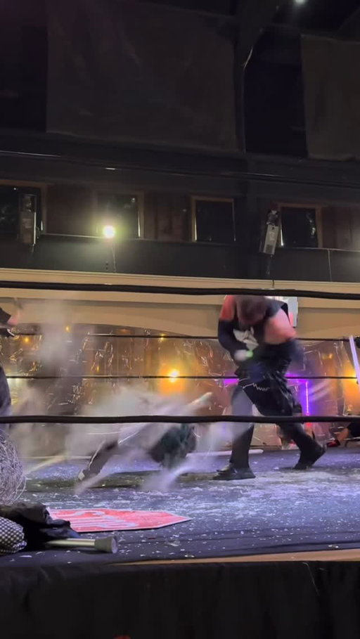Video by @marty_schaub of Rickey Shane Page busting tubes on Nixon Newell.
- CZW Devil Deals In Death 5/31/2026

#Deathmatch #deathmatchwrestling #ultraviolent #unfnbelievable #prowrestling