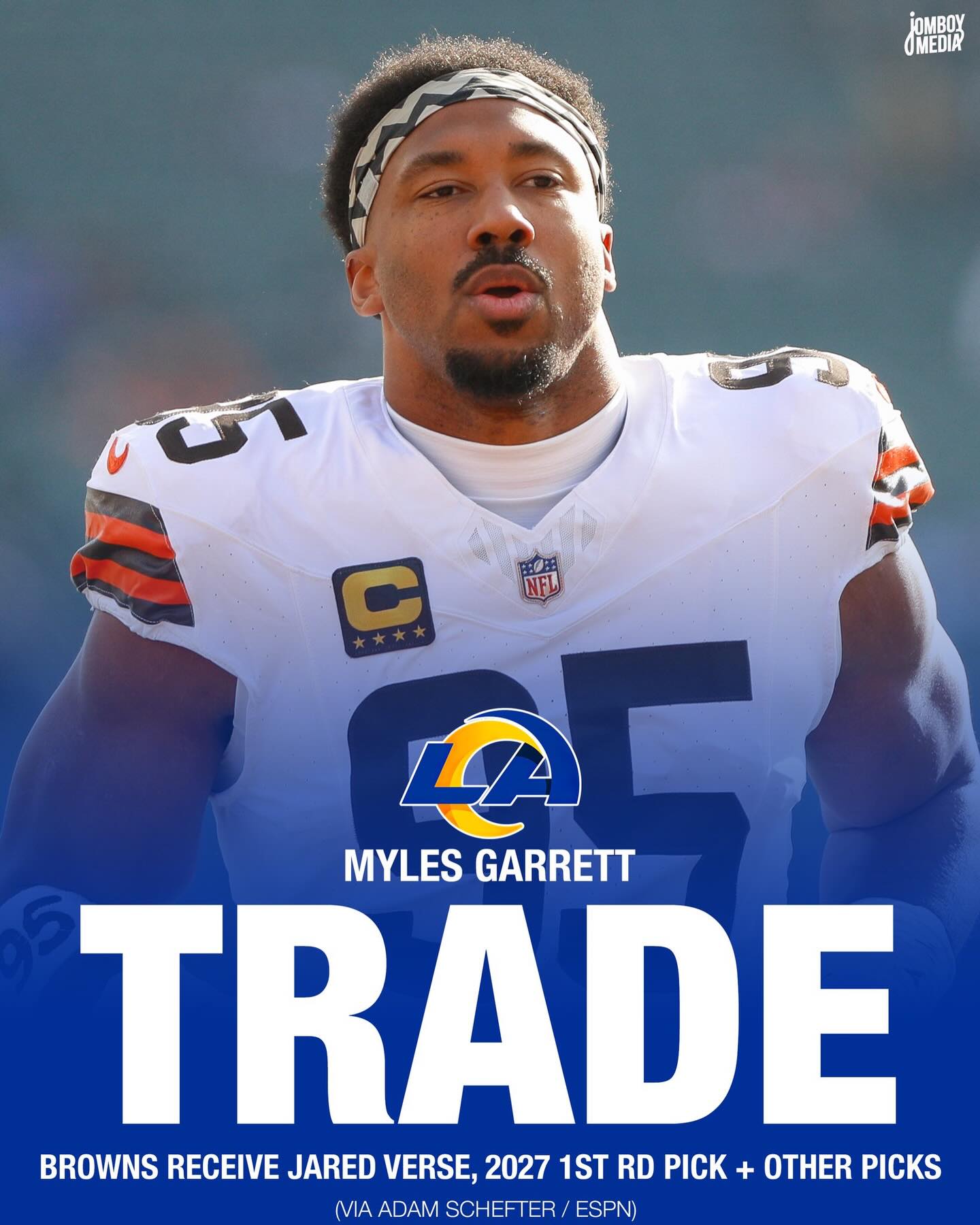 MYLES GARRETT IS A RAM