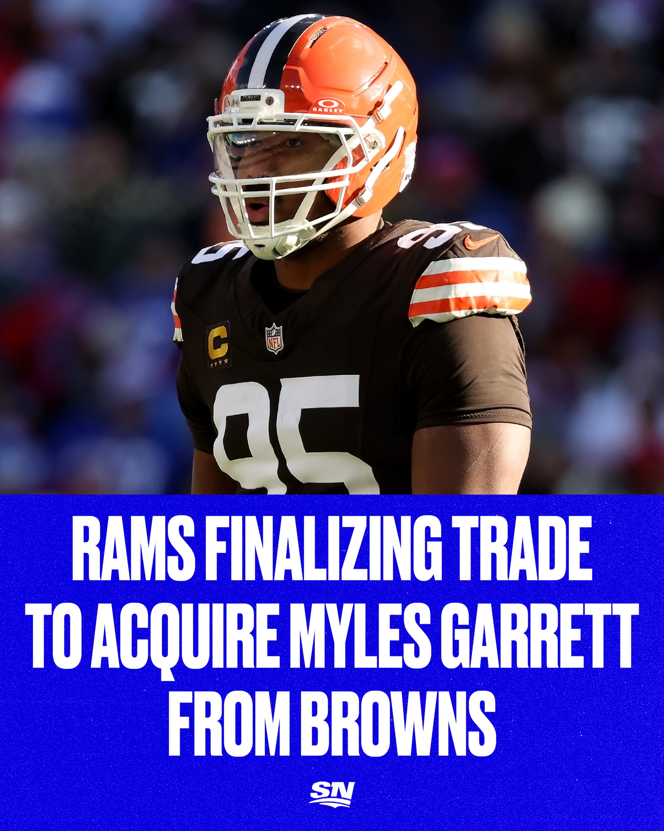 The Cleveland Browns are finalizing a trade to send star DE Myles Garrett to the Los Angeles Rams, per NFL Network’s Ian Rapoport.

Cleveland would receive a package including OLB Jared Verse, a first-round pick, and more.