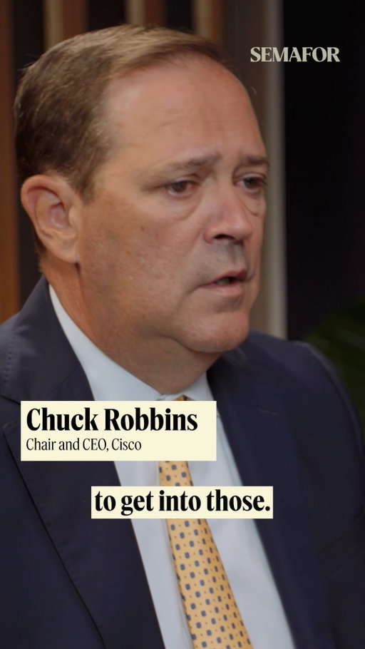 “Do you guys want to meet with me or without me?” @cisco CEO @chuckrobbins on knowing when to step in, when to step back, and how a CEO’s opinion can change the dynamic in the room. 

From The CEO Signal, presented by PwC. 

Watch the full conversation on YouTube.