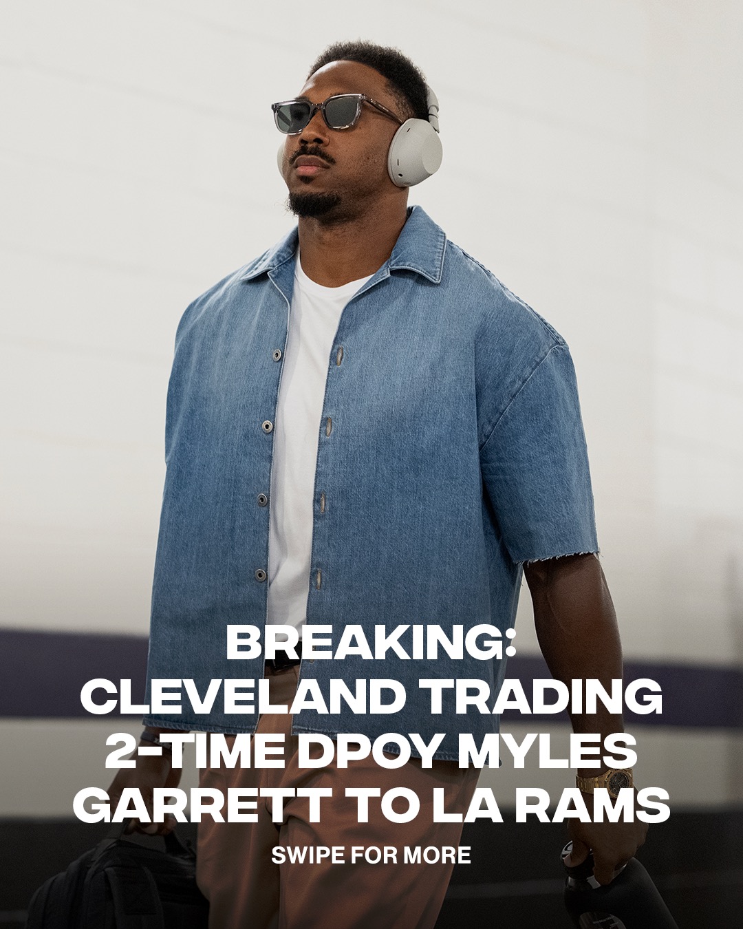 According to Adam Schefter, the Browns are reportedly finalizing a deal to send All-World pass rusher Myles Garrett to the Rams for a 2027 1st-RD pick and Pro Bowler Jared Verse.

Already, Los Angeles' title odds have fallen to 6/1 at @fanaticssportsbook.

(Photos via @GettyImages)