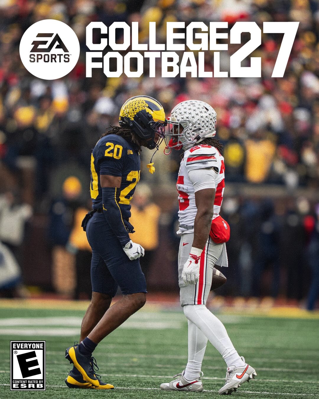 EA College Football 27 Cover 🔥 

Who will be on this year’s cover?

📸:
Mizzou: @mizzoufootball 
Oklahoma: @ou_football 
Texas Tech: @texastech_fb 
Notre Dame: Rick Kimball / ISD
LSU: @lsufootball 
Texas: Scott Wachter
Georgia: @georgiafootball 
Ole Miss: @olemissfb 
Oregon: @oregonfootball 
USC: @uscfb 
Michigan: @umichfootball 
Boise State: @boisestatefootball 
South Carolina: @gamecockfb 
Ohio State/Michigan: @ohiostatefb 
Indiana Jersey Swap: Bleacher Report CFB

*Concept designs