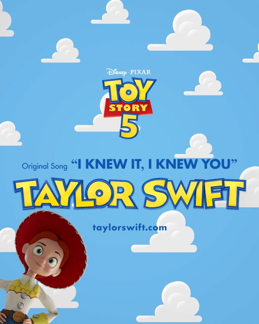 Taylor Swift’s original song, “I Knew It, I Knew You” from Toy Story 5 is yours this Friday.