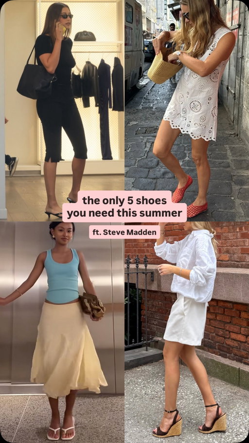 the best summer shoes, all by @stevemadden 

Comment LINKS if you’d like them 
#smpartner #summershoes