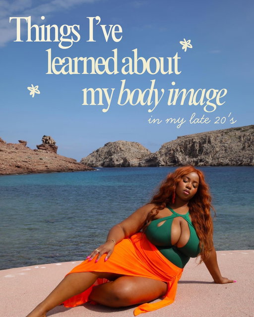 Truthfully, that nagging voice is still there biting away at my confidence, even four dress sizes smaller. But choosing to wear exactly what I want, and leaning into my own fashion desires rather than society’s idea of being ‘summer ready,’ has changed everything. Wear the swimsuit. Life is so incredibly short and dull. You might as well wear something that sparks joy🫂💘☁️🍓🌞🌴🫧 #bodyimagehealing