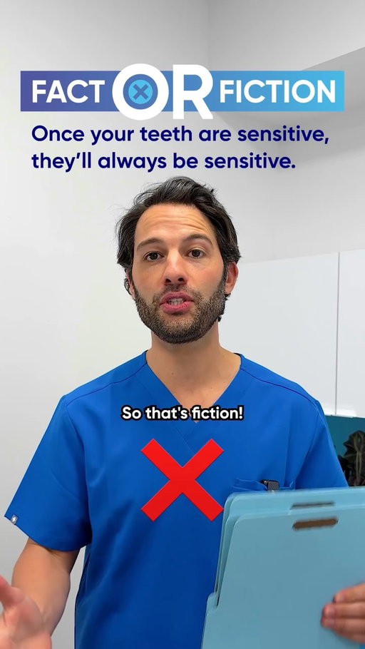 That’s why we’ve brought in @dr_rubinshtein to debunk the most common concerns people have about sensitivity. Which myths would you like solved? 🦷​