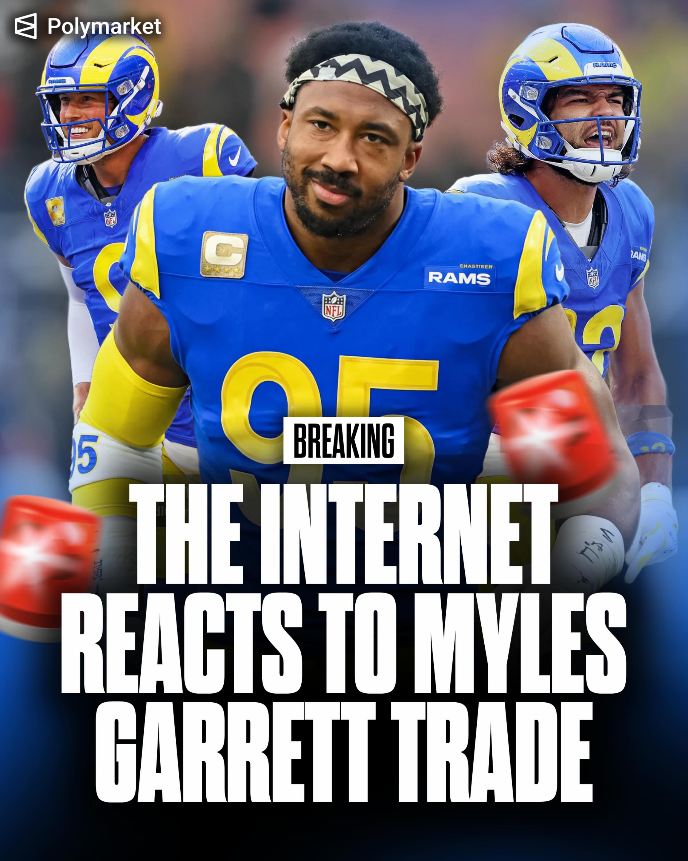 THE INTERNET REACTS TO THE MYLES GARRETT TRADE 😱😱

The next 24 hours are about to be NUTS… NFL OFFSZN WE ARE HERE!!