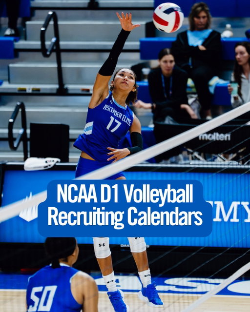 Wondering what the volleyball recruiting calendar looks like this summer?

Check out the NCAA Division 1 women's volleyball recruiting calendars. The recruiting calendar dictates when and how college coaches can communicate with student-athletes, so it's important to understand the rules behind the process.

Swipe through to check out the calendars, as well as what each recruiting period actually is and what it means for you! #ncaa #recruiting #volleyball 

NOTE: Men's volleyball doesn't have a dedicated recruiting calendar and only has a dead period in November around Signing Day.