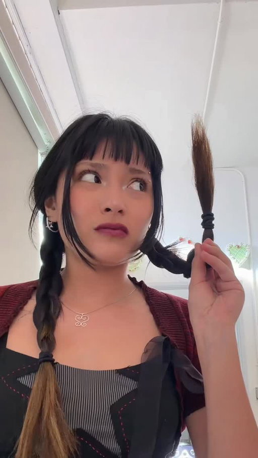 Some thing in me snapped and I couldn’t stand by split ends anymore!!! Which haircut am I getting TODAY?🤭✂️ #haircut
