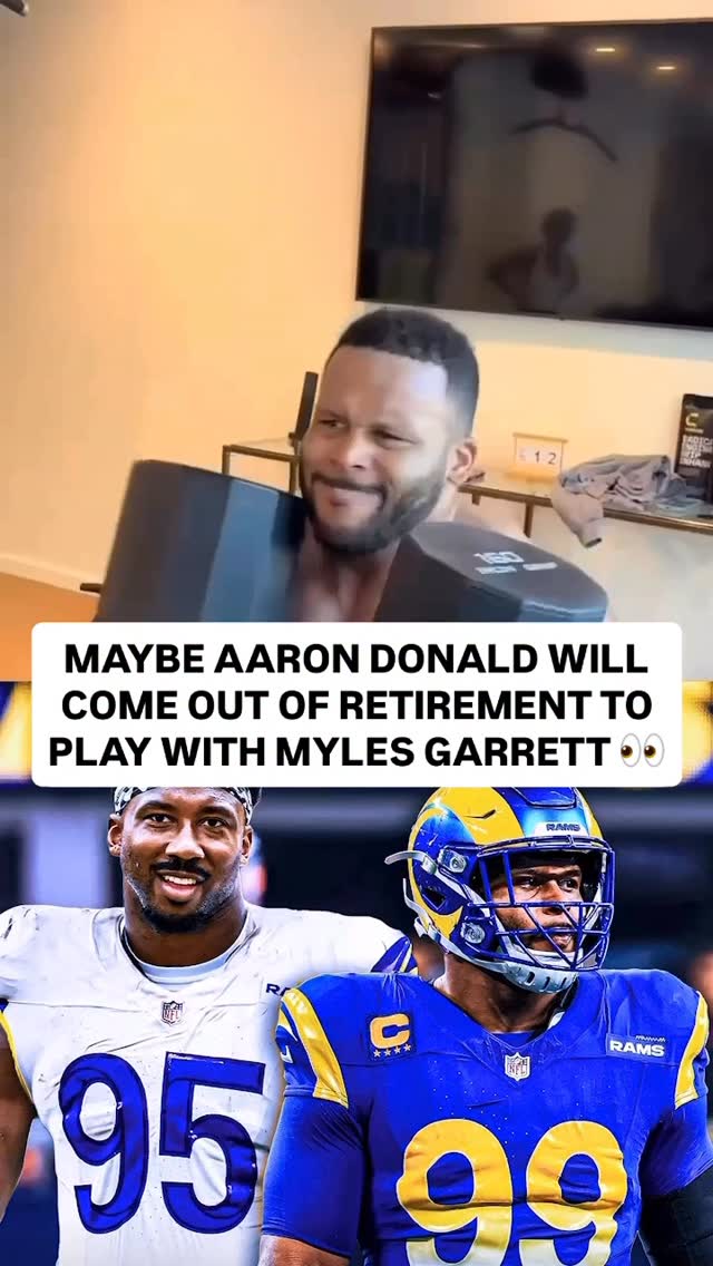 Aaron Donald was casually lifting 160 pound dumbbells on each side like it was nothing in January… 

What if he came back to the NFL and played next to Myles Garrett 😳

(🎥: AaronDonald99/TT)