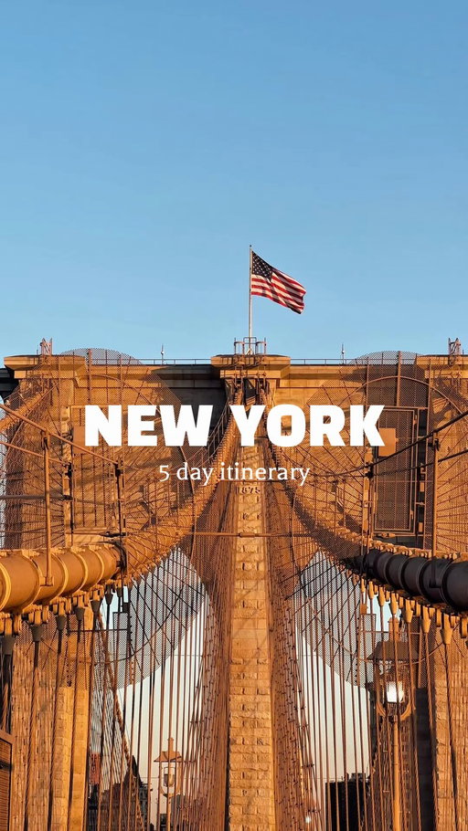 Steal my 5 day itinerary for your next trip to New York🗽

Day 1: Classic Manhattan

📍 Times Square
📍 Rockefeller Center
📍 Top of the Rock
📍 Fifth Avenue
📍 Grand Central Terminal
📍 Bryant Park

Day 2: Downtown NYC

📍 Brooklyn Bridge at sunrise
📍 Statue of Liberty Ferry
📍 Wall Street
📍 Charging Bull
📍 One World Observatory
📍 9/11 Memorial

Day 3: Central Park & Museums

📍 Central Park
📍 Bethesda Terrace
📍 Bow Bridge
📍 The Metropolitan Museum of Art
📍 Upper East Side
📍 Sunset rooftop

Day 4: Brooklyn & DUMBO

📍 DUMBO
📍 Pebble Beach
📍 Brooklyn Bridge Park
📍 Williamsburg
📍 Domino Park
📍 Brooklyn nightlife

Day 5: Local NYC

📍 Greenwich Village
📍 Washington Square Park
📍 SoHo
📍 Chinatown
📍 Little Italy
📍 Hudson River sunset walk
#visitnyc #shotonosmo #djiawards #djipocket3

New York itinerary, NYC itinerary, 5 days in NYC, New York travel guide, things to do in NYC, New York bucket list, NYC travel tips, first time in New York