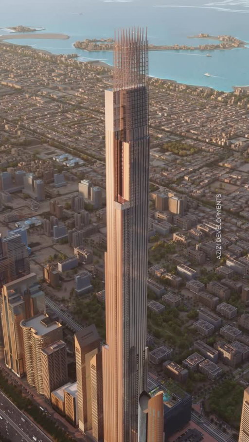 Can Dubai's 725-metre Burj Azizi become the world's second tallest skyscraper? Find out in our full video, now up on YT and TheB1M.com – links in my bio 🏗️

#architecturelovers #skyscraper #TheB1M #engineering #dubai