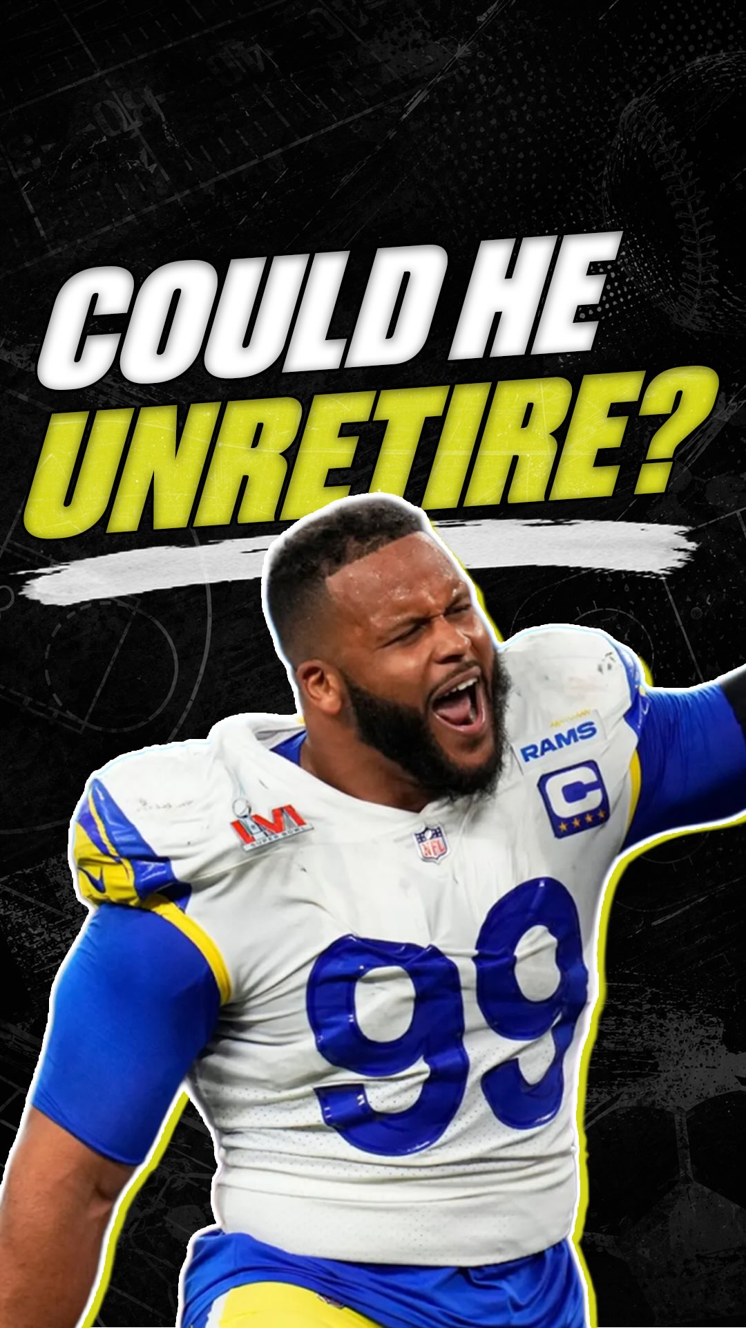 The Rams just traded for Myles Garrett, and it’s so obvious that they’re in ‘we’re winning a Super Bowl this year’ mode

But I think this move also proves they’re trying to draw Aaron Donald out of retirement... and I think his most recent Instagram post might have just given us a little evidence
