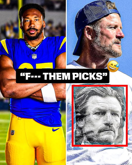 Rams GM Les Snead’s “F--- them picks” mentality has LA as massive Super Bowl favorites after the Myles Garrett blockbuster 😳