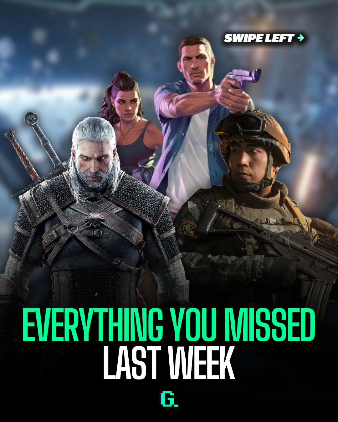 Lots of gaming news from last week!

Witcher 3 DLC announced 11 years later and a new Modern Warfare!

What was your favorite annoucment from last week? Let us know in the comments!