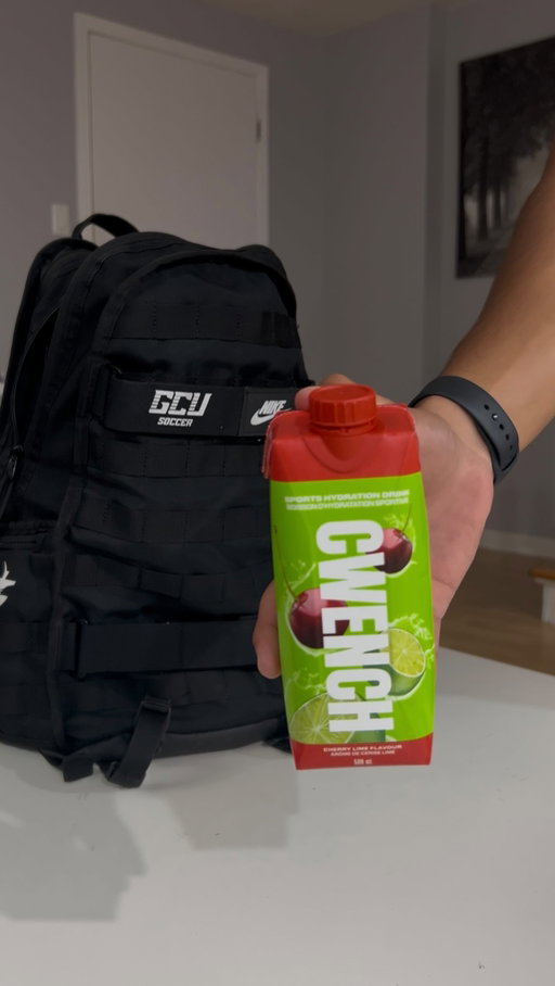 My Football Bag As A Division 1 Soccer Player!🎒⚽️
.
.
Hydrate with CWENCH!💦