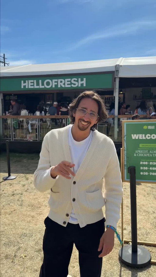 3 days of music, vibes, and delicious food from @hellofresh #hellofreshpartner
