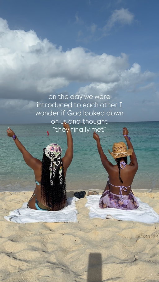 God knew we needed each other

#bestiesfortheresties #sevenmilebeach #grandcaymanislands #miamicontentcreator #miamiinfluencer