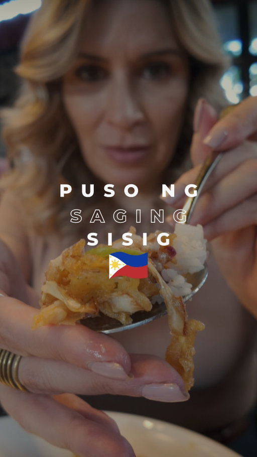 This sisig was mind-blowing 🤯 the flavor was exactly what I would’ve expected from a traditional pork version. But instead it was made with the beautiful banana heart. Super Sarap! Thank you to @ribchonph and their entire team for treating our family so well during our visit. If you are taking a trip to Tagaytay this is another amazing spot to add to your list!! #filipinofood #sisiglover #diningdestination #visitphilippines