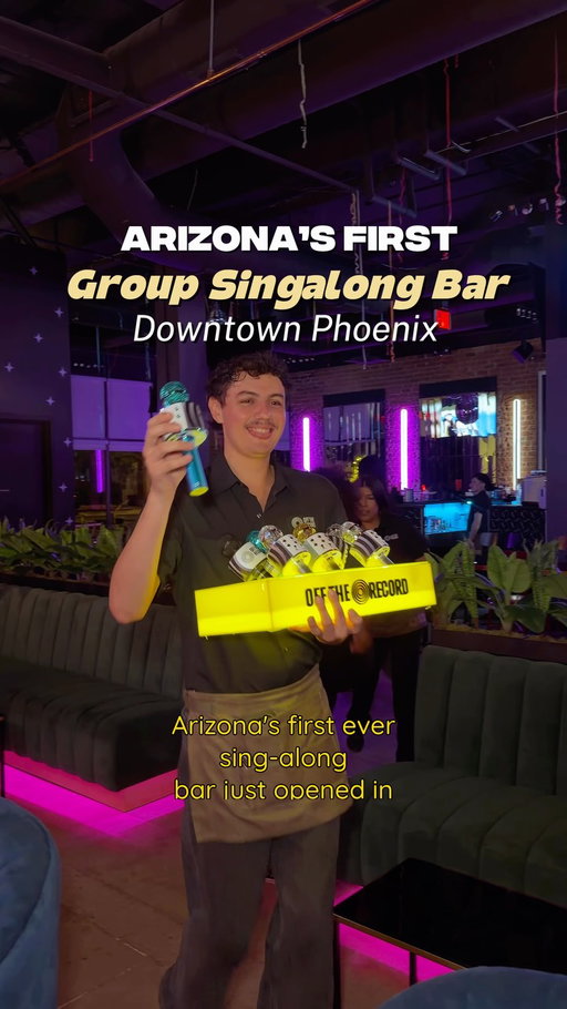 I went to check out @offtherecordphx in Downtown Phoenix, and I genuinely wasn’t sure what to expect. What I got was a room full of people singing at the top of their lungs, dancing with strangers, and having way more fun than anyone was pretending not to have! 😂

Off The Record is Arizona’s first group sing-along bar, and the coolest part is that the crowd is the experience. The bar is the stage, everyone becomes part of the show, and every night has a different music theme and vibe.

The energy was great. Even the staff was singing, dancing, and getting in on the fun. It felt less like going to a bar and more like ending up at a giant house party where everyone somehow knows the words to every song!

If you’re looking for a fun girls’ night, birthday spot, date night, or just something different to do this weekend, I’d definitely add this one to your list. [HOSTED] #arizonaplaces 

📍Off The Record | Downtown Phoenix

#arizona #downtownphoenix #phoenixbars #phoenixarizona