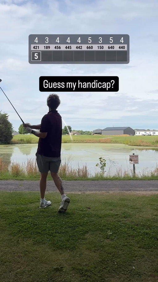 Play 9 holes and lmk where you think the game is at? #golf
